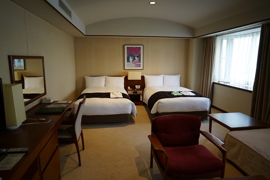 軽井沢 万平ホテル 部屋、別館の洋室ツインルーム